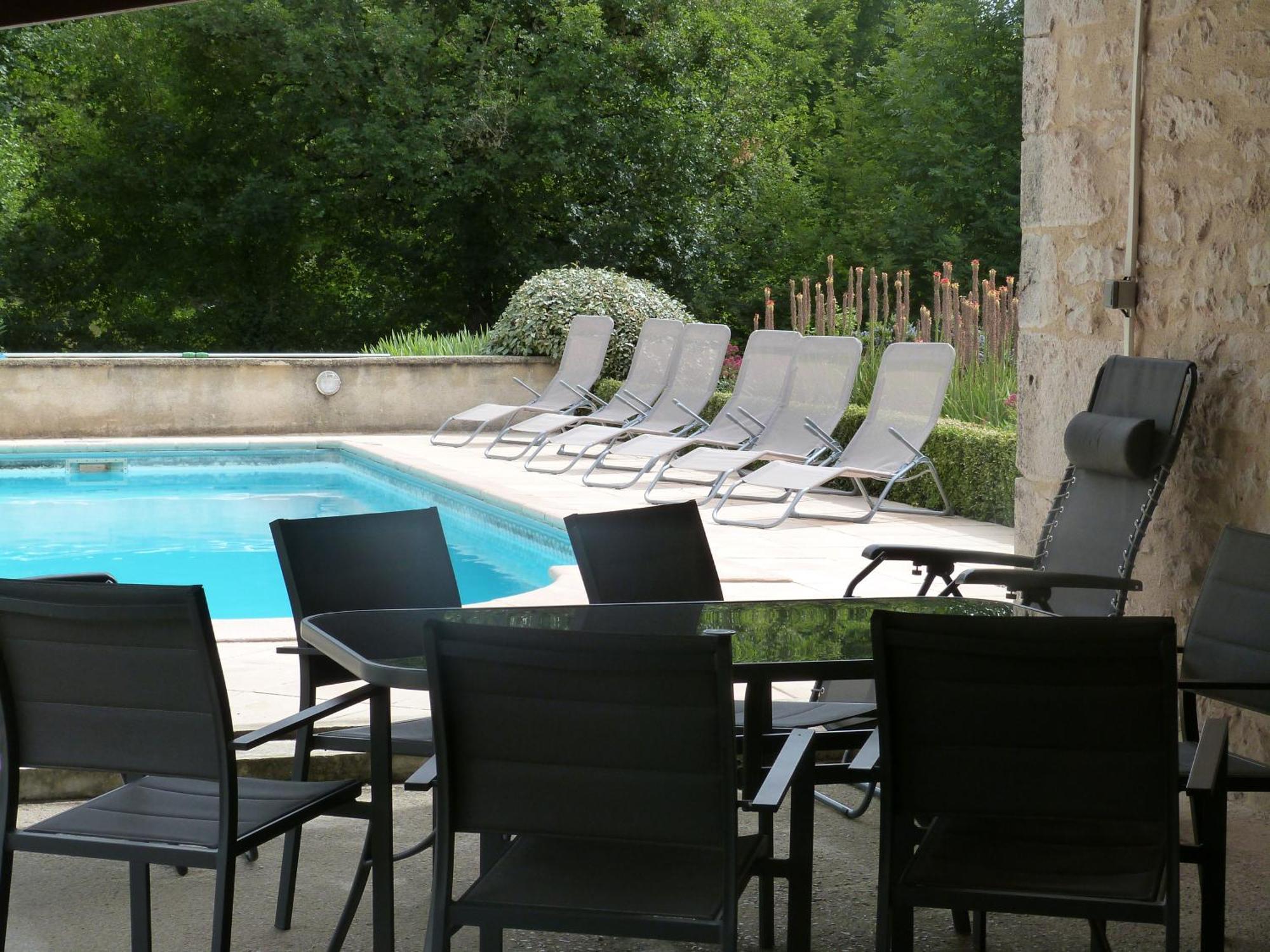 Gite Avec Piscine Proche De St Cirq Lapopie Berganty 外观 照片